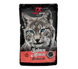 Salmon Mousse for Sterilized Cats, 24 x 85 g Pouches